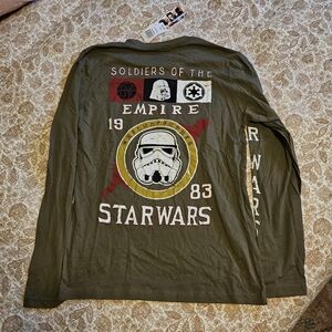 Fifth Sun Olive Star Wars Long Sleeve Tee